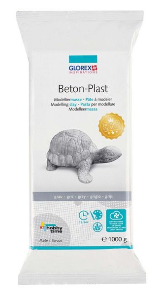 Produktbild: Beton Plast Modelliermasse betongrau 1000g