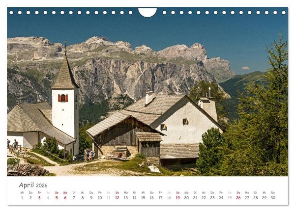 Produktbild: S&uuml;dtirol - Land der Berge und Seen (Wandkalender 2026 DIN A4 quer), CALVENDO Monatskalender