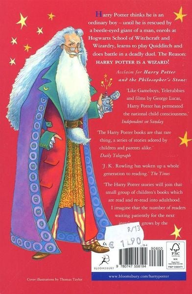 Produktbild: Harry Potter 1 and the Philosopher's Stone