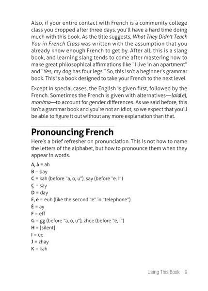 Produktbild: What They Didn't Teach You in French Class