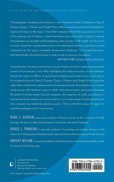 Produktbild: Financialization, Austerity, and Inclusion in Latin America and the Caribbean