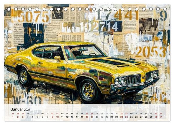 Produktbild: Steroide auf vier R&auml;dern (Tischkalender 2027 DIN A5 quer), CALVENDO Monatskalender