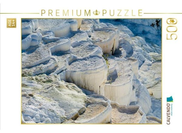 CALVENDO Puzzle Kalksinterterassen in Hierapolis Pamukkale | 500 Teile Lege-Größe 48 × 36 cm Foto-Puzzle für Erwachsene