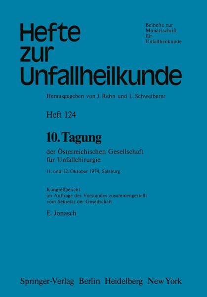 Produktbild: 10. Tagung der &Ouml;sterreichischen Gesellschaft f&uuml;r Unfallchirurgie