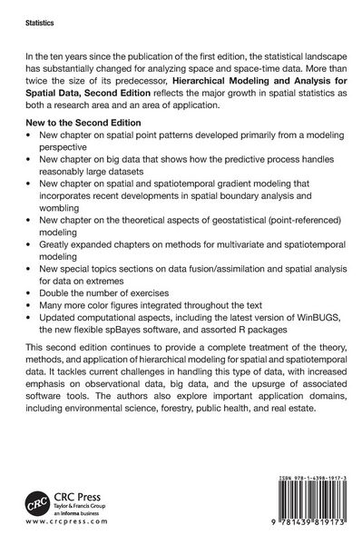 Produktbild: Hierarchical Modeling and Analysis for Spatial Data