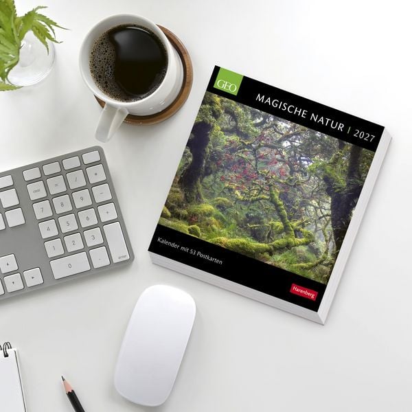 Produktbild: GEO Magische Natur Postkartenkalender 2027 - Wochenkalender mit 53 Postkarten