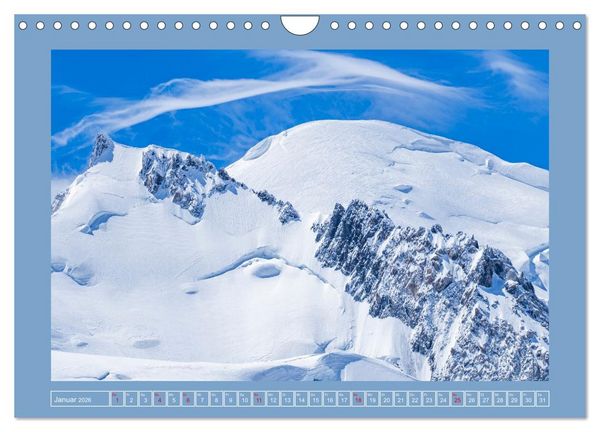 Produktbild: Die H&ouml;chsten der Alpen (Wandkalender 2026 DIN A4 quer), CALVENDO Monatskalender