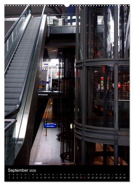 Produktbild: Hauptbahnhof Berlin (hochwertiger Premium Wandkalender 2026 DIN A2 hoch), Kunstdruck in Hochglanz