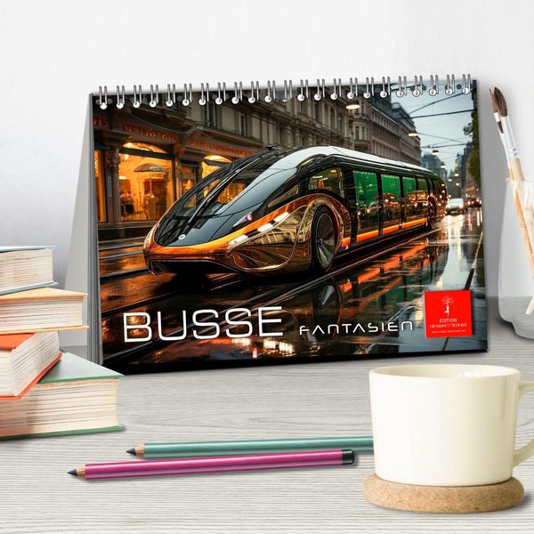 Produktbild: Busse Fantasien (Tischkalender 2026 DIN A5 quer), CALVENDO Monatskalender