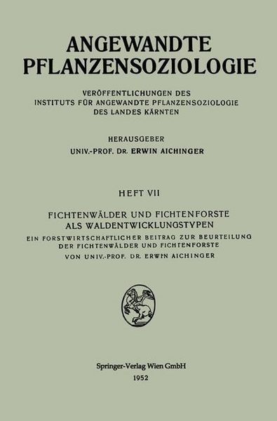 Produktbild: Fichtenw&auml;lder und Fichtenforste als Waldentwicklungstypen