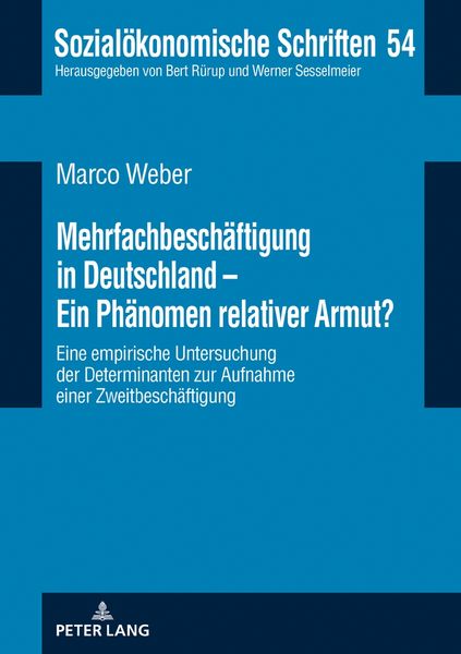 Produktbild: Mehrfachbesch&auml;ftigung in Deutschland - Ein Ph&auml;nomen relativer Armut?