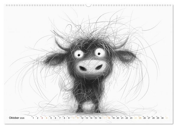 Produktbild: Tierisches Tohuwabohu (hochwertiger Premium Wandkalender 2026 DIN A2 quer), Kunstdruck in Hochglanz