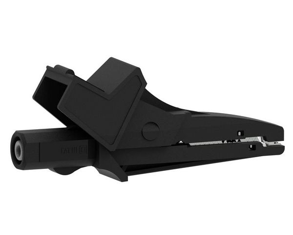 Produktbild: Electro PJP 5004/LM-IEC-CD1-N Krokodilklemme Schwarz Klemmbereich max.: 13 mm L&auml;nge: 91 mm 1 St.