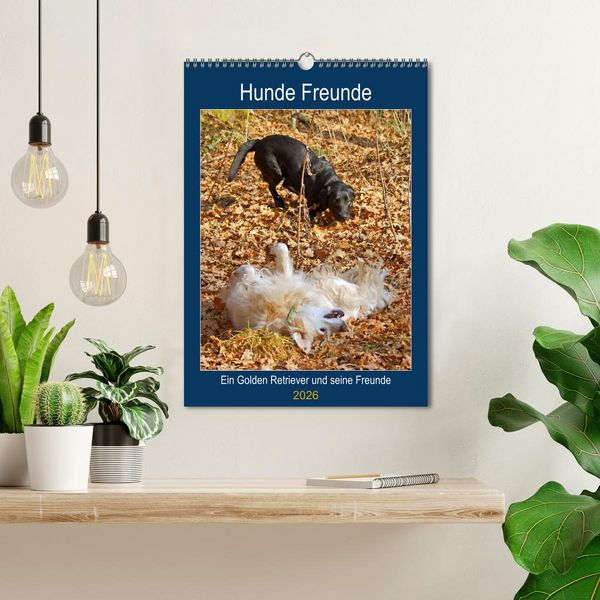Produktbild: Hunde Freunde (Wandkalender 2026 DIN A3 hoch), CALVENDO Monatskalender