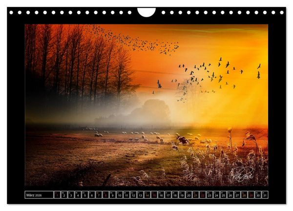 Produktbild: Zwischenwelten, Zeiten zwischen Tag und Nacht (Wandkalender 2026 DIN A4 quer), CALVENDO Monatskalender