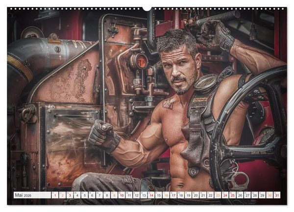 Produktbild: Feuerwehrm&auml;nner (hochwertiger Premium Wandkalender 2026 DIN A2 quer), Kunstdruck in Hochglanz