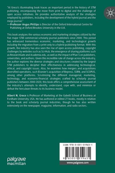 Produktbild: The Strategic Marketing of Science, Technology, and Medical Journals