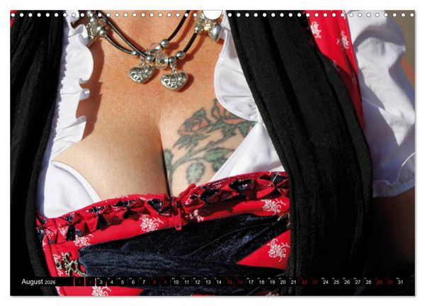Produktbild: Bayerische Balkone, Einblicke ins Dirndl - bezaubernd (Wandkalender 2026 DIN A3 quer), CALVENDO Monatskalender