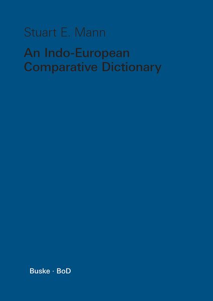 Produktbild: An Indo-European Comparative Dictionary