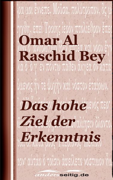 Produktbild: Das hohe Ziel der Erkenntnis