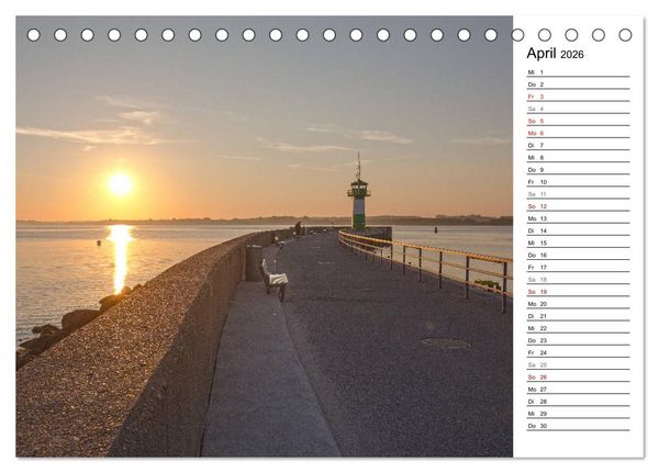Produktbild: Ostseeheilbad Travem&uuml;nde - Die sch&ouml;nste Tochter L&uuml;becks (Tischkalender 2026 DIN A5 quer), CALVENDO Monatskalender