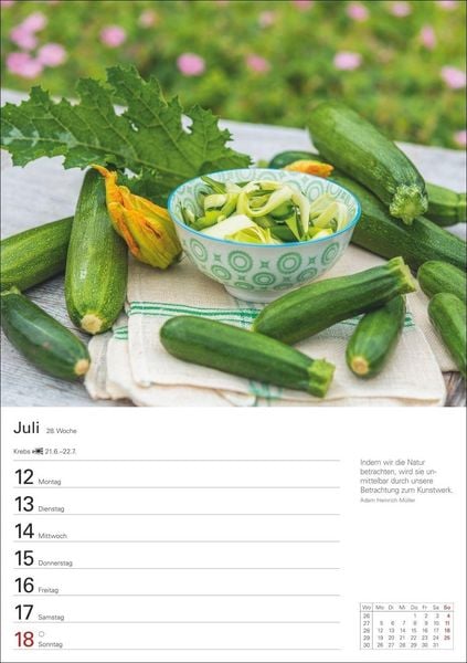Produktbild: K&uuml;chenkalender Wochenplaner 2027 - 53 inspirierende Fotografien