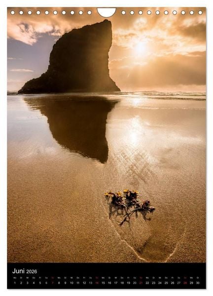 Produktbild: Cornwall - Die Sch&ouml;nheit der K&uuml;ste (Wandkalender 2026 DIN A4 hoch), CALVENDO Monatskalender