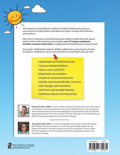 Produktbild: Acceptance and Mindfulness Toolbox for Children and Adolescents