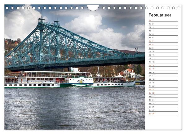 Produktbild: Schaufelraddampfer (Wandkalender 2026 DIN A4 quer), CALVENDO Monatskalender