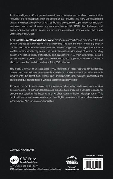 Produktbild: AI in Wireless for Beyond 5G Networks