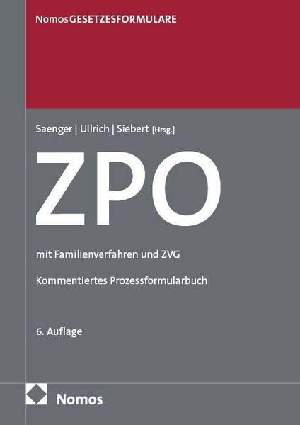 Produktbild: Zivilprozessordnung: ZPO