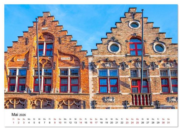 Produktbild: Br&uuml;gge - malerische Stadt mit Charme (Wandkalender 2026 DIN A2 quer), CALVENDO Monatskalender