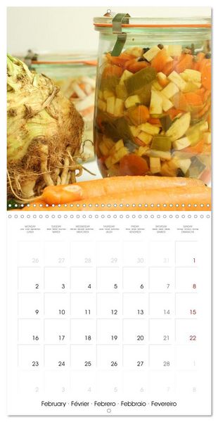 Produktbild: FERMENTED VEGETABLES (Wall Calendar 2026 12 &times; 12 Inch) CALVENDO 12 Month Wall Calendar