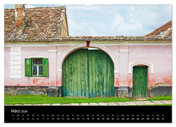 Produktbild: Bauernh&auml;user in Siebenb&uuml;rgen (Wandkalender 2026 DIN A2 quer), CALVENDO Monatskalender