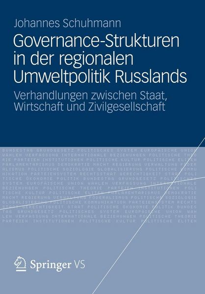 Produktbild: Governance-Strukturen in der regionalen Umweltpolitik Russlands