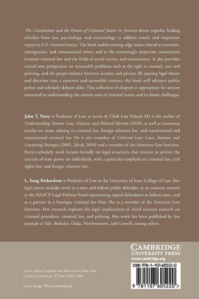 Produktbild: The Constitution and the Future of Criminal Justice in America