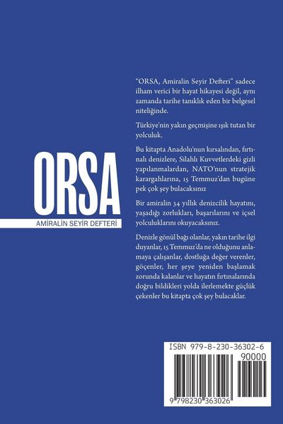 Produktbild: ORSA - Amiralin Seyir Defteri