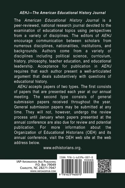 Produktbild: American Educational History Journal Volume 39, Numbers 1&2