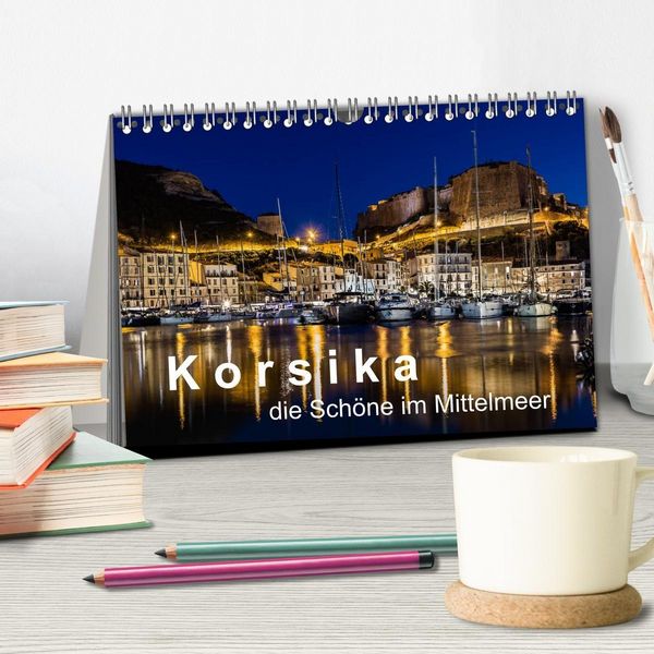 Produktbild: Korsika - Die Sch&ouml;ne im MIttelmeer (Tischkalender 2027 DIN A5 quer), CALVENDO Monatskalender
