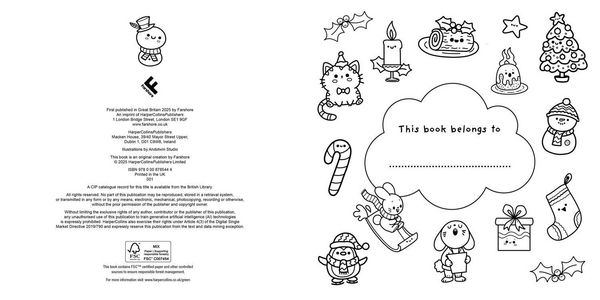 Produktbild: Cosy Cute Christmas Magic: Colouring Book