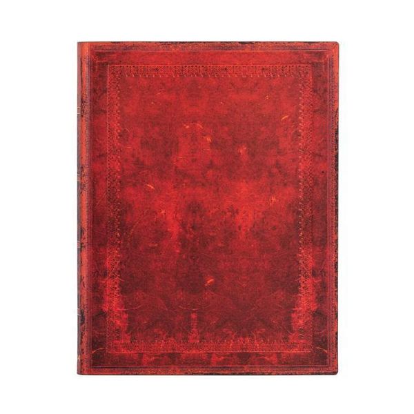 Produktbild: Paperblanks 2024 Red Moroccan Bold Old Leather Collection 12