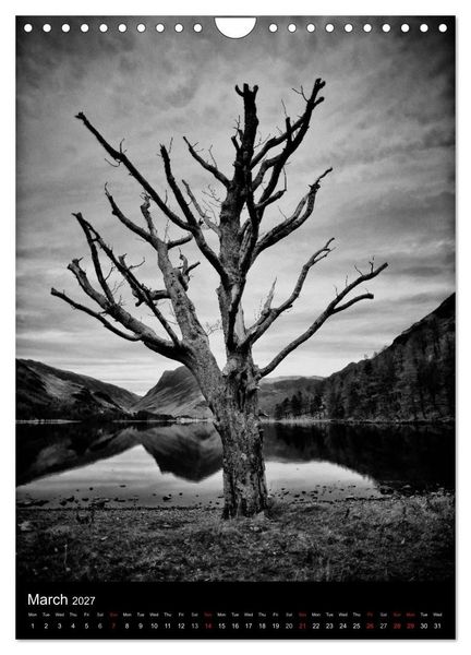 Produktbild: Journeys - Black & White (Wall Calendar 2027 DIN A4 portrait), CALVENDO 12 Month Wall Calendar