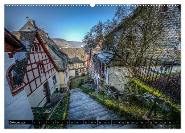 Produktbild: Mosel Impressionen Mystische Burgen und magische Orte (hochwertiger Premium Wandkalender 2026 DIN A2 quer), Kunstdruck in Hochglanz