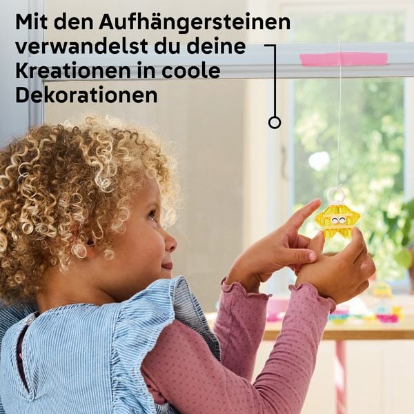 Produktbild: LEGO Classic Zauberbox mit durchsichtigen Steinen, Bunte Bausteine 11040