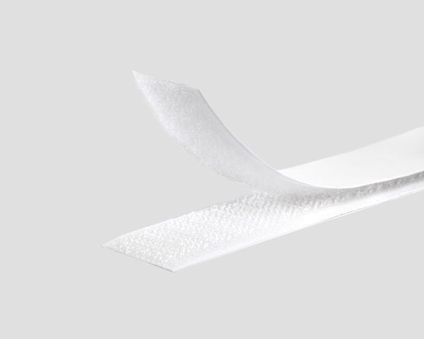 Produktbild: Folia  Klettband selbstklebend, 20mmx2m, 1 Band, wei&szlig;