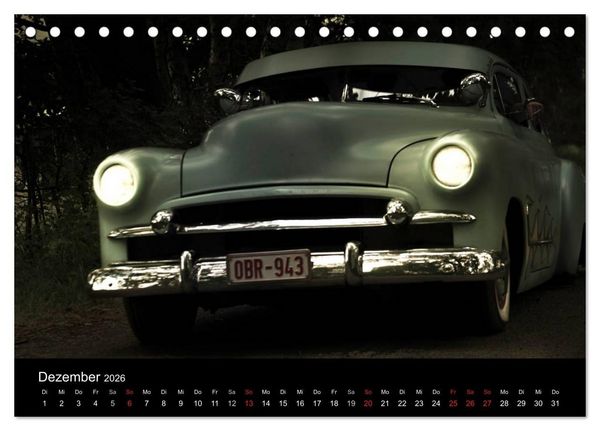 Produktbild: Au&szlig;ergew&ouml;hnliche Autos - Hot Rods (Tischkalender 2026 DIN A5 quer), CALVENDO Monatskalender