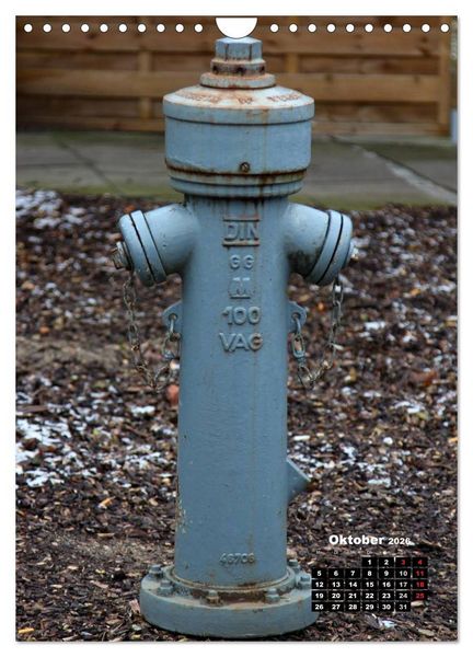 Produktbild: Nostalgie Hydranten (Wandkalender 2026 DIN A4 hoch), CALVENDO Monatskalender