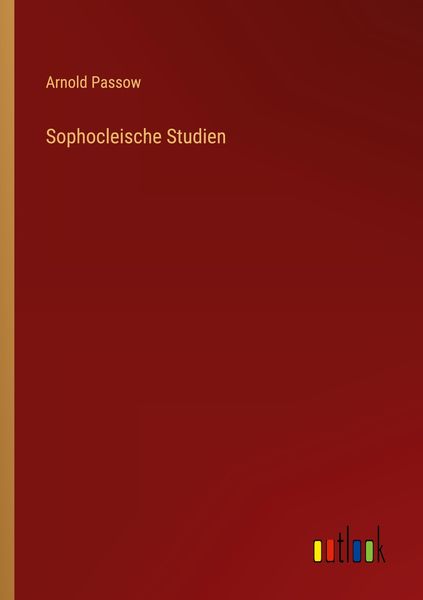 Produktbild: Sophocleische Studien