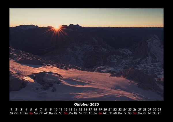 Produktbild: Landschaftskalender 2025 Fotokalender DIN A3