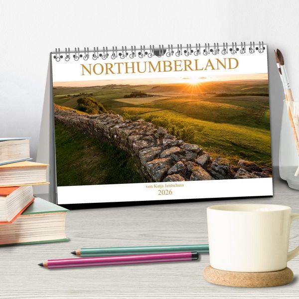 Produktbild: NORTHUMBERLAND 2026 (Tischkalender 2026 DIN A5 quer), CALVENDO Monatskalender